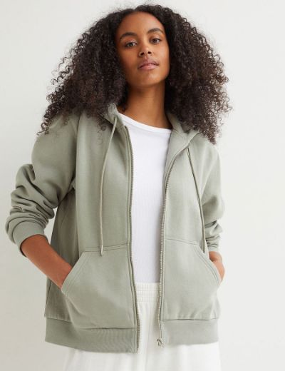 Picture of Short Hooded Sweatshirt Jacket