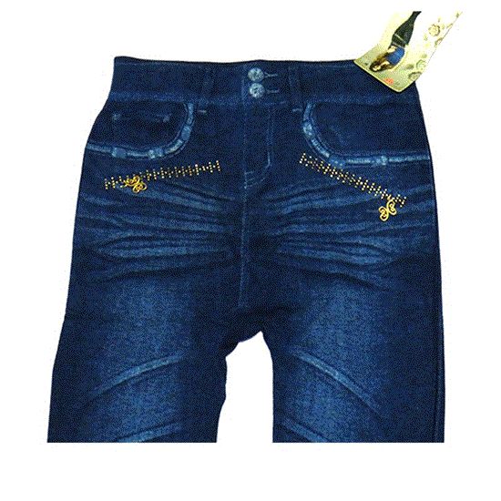 Picture of ساپورت طرح لی نگین دار رنگ سرمه ای