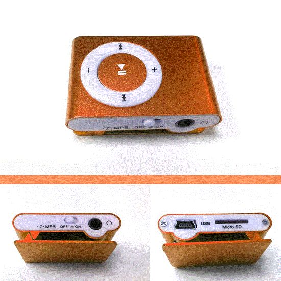 Picture of پخش کننده موسیقی رنگ طلایی mp3player رم خور طرح اپل