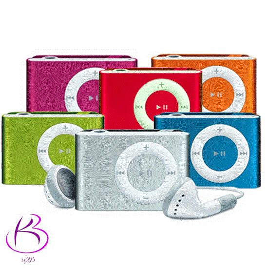 تصویر  پخش کننده موسیقی رنگ بنفش mp3player رم خور طرح اپل
