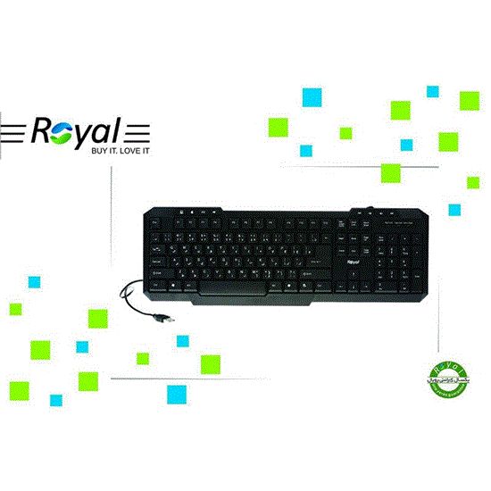 Picture of کیبورد مولتی مدیا رویال مدل K-204