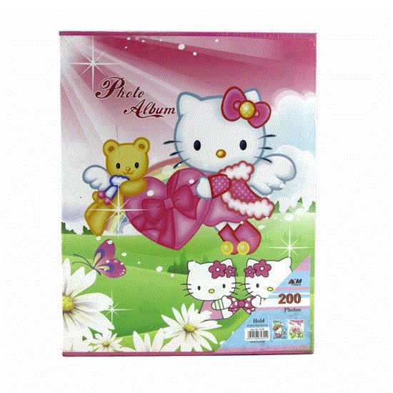 Picture of آلبوم عکس طرح کیتی صورتی با ظرفیت 200عکس