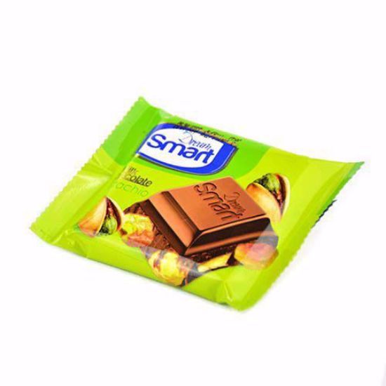 شکلات شیری با مغزی پسته شیرین عسل دریم اسمارت 50g