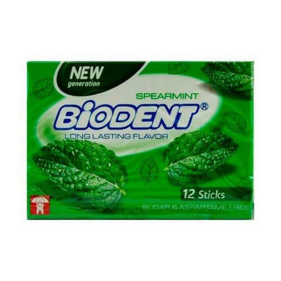 آدامس بایودنت با طعم نعنا بسته 12 عددی