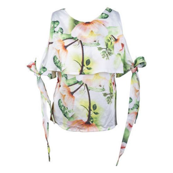 Picture of شومیز پارچه ترک گلدار سبز