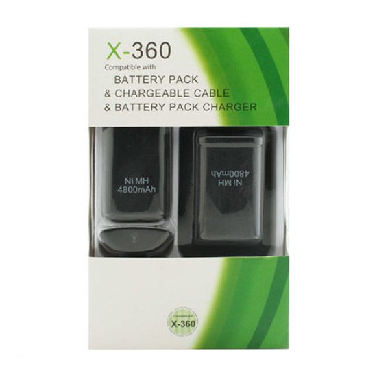 باتری و شارژر دسته بازی ایکس باکس 360 مدل LJL-360