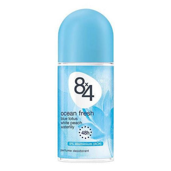 مام رول ضد تعریق زنانه 8x4 مدل Ocean Fresh حجم 50 میلی لیتر