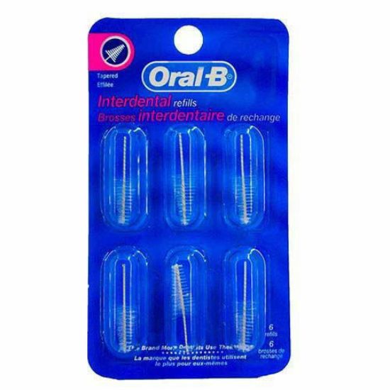 Picture of سری یدک مسواک بین دندانی اورال-بی مدل refills بسته 6 عددی