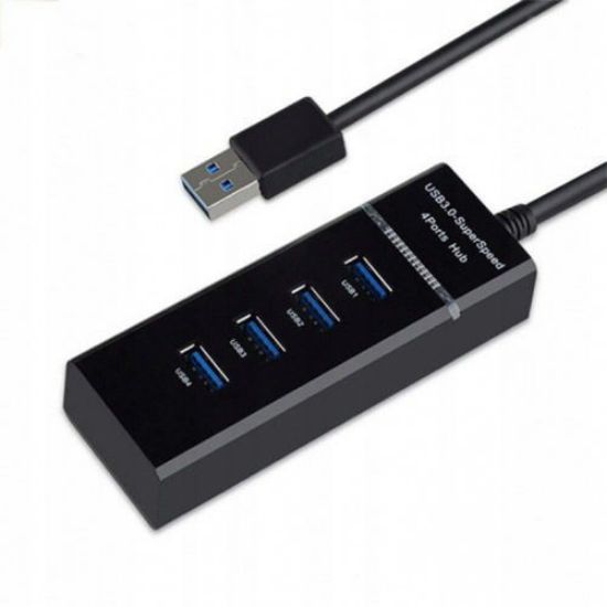 تصویر  هاب 4 پورت USB 3.0 طول 30 سانتی متر