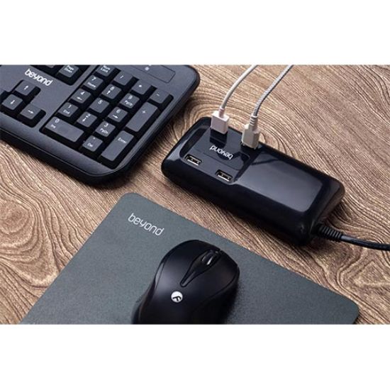تصویر  هاب شارژر 4 پورت USB بیاند مدل BA-100
