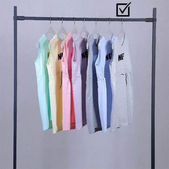 Picture of تاپ بلند کلاه دار نایک رنگ طوسی روشن کد 05