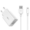 Picture of شارژر دیواری مکس اسپید مدل WP-U56 به همراه کابل تبدیل Lightning