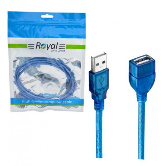 Picture of کابل افزایش طول USB شیلدار طول 1.5 متر رویال (Royal)