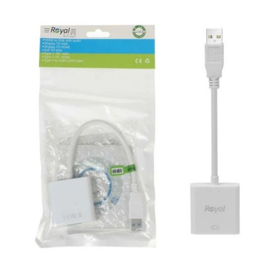 Picture of مبدل USB 3.0 به VGA رویال
