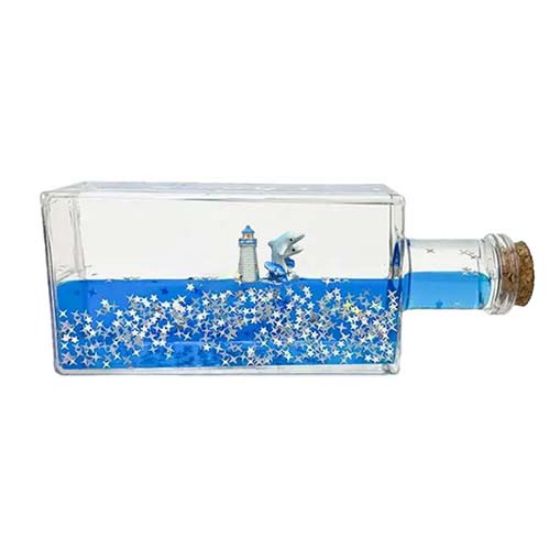 Picture of دکوری بطری مدل دلفین و فانوس دریایی معلق