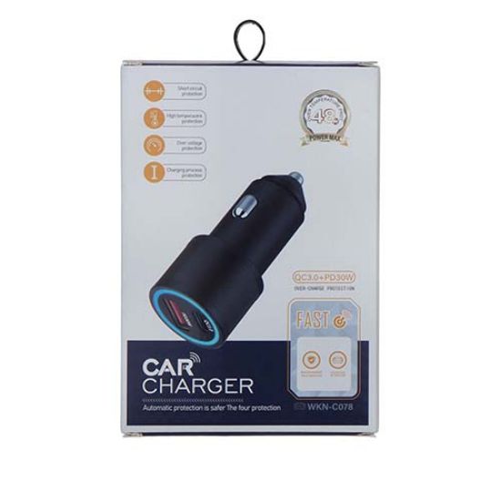 Picture of شارژر فندکی 48 وات فلزی مدل WKN-C078