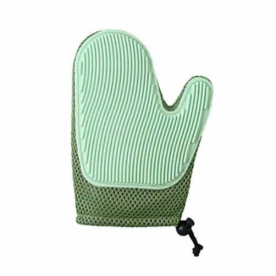 Picture of دستکش پرزگیر دوطرفه سگ و گربه بایو موزارا سبز روشن