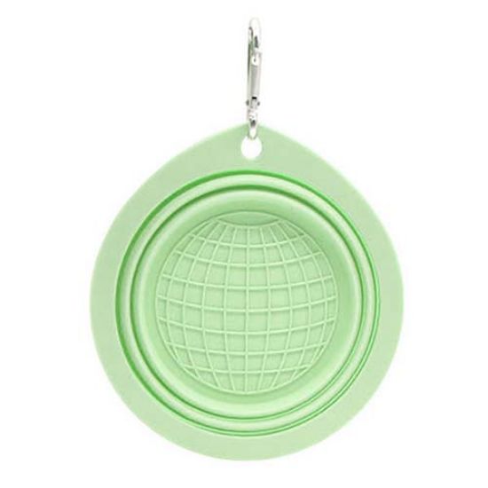 Picture of ظرف غذای همراه سگ و گربه بایو موزارا مدل تاشو سبز