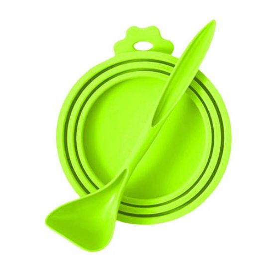 Picture of درب و قاشق کنسرو سگ و گربه بایو موزارا سبز روشن